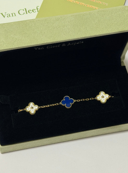 Pulso Moissana Golden - Blue