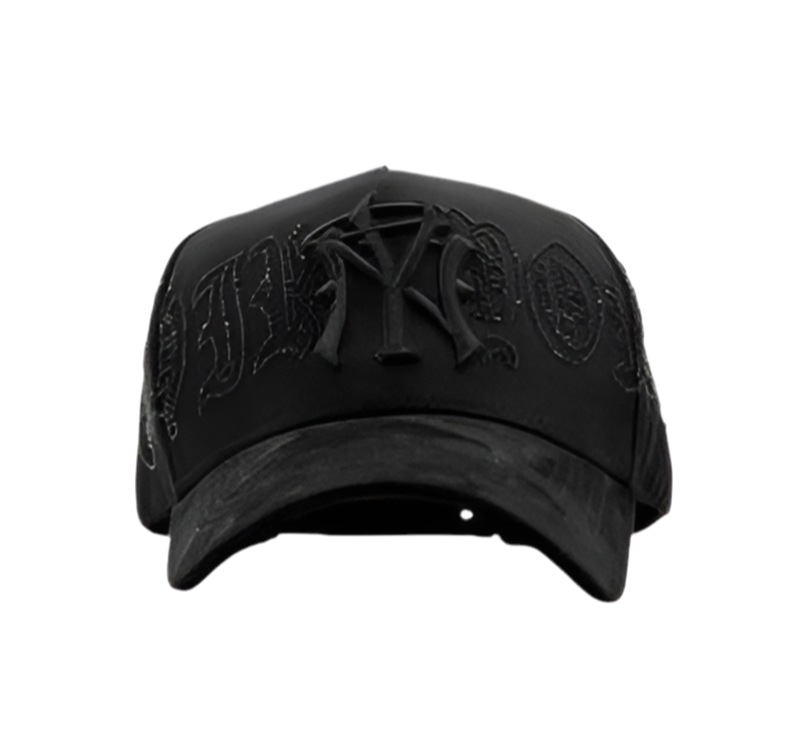 31 hats Crystals Black