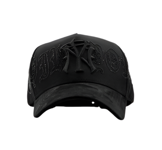 31 hats Crystals Black