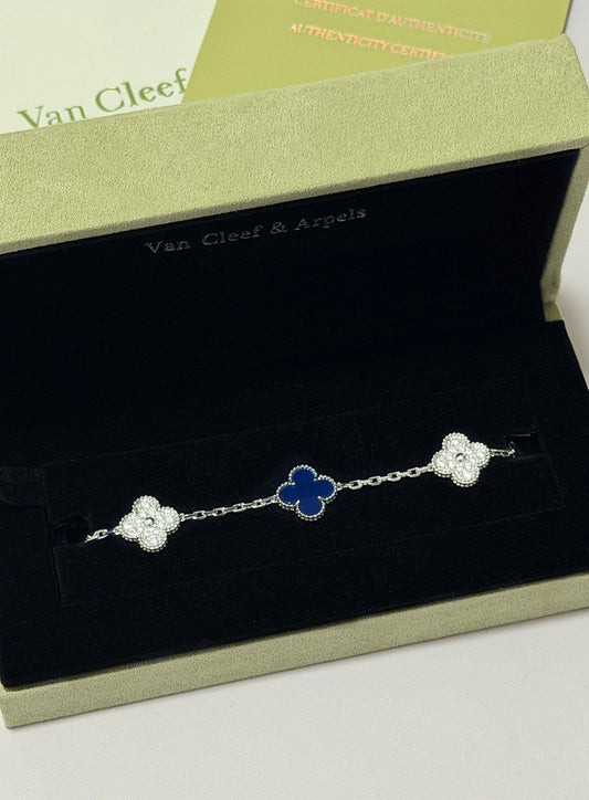 Pulso Moissana Silver - Blue
